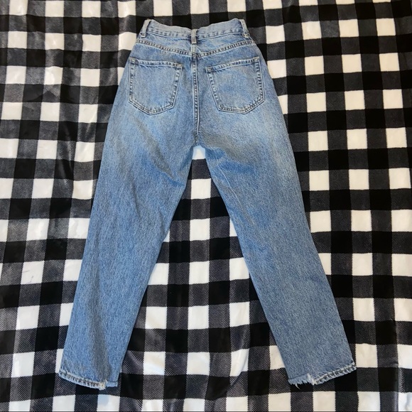 SOLD Pacsun Distressed High Waisted Straight Leg Jeans - Picture 4 of 6